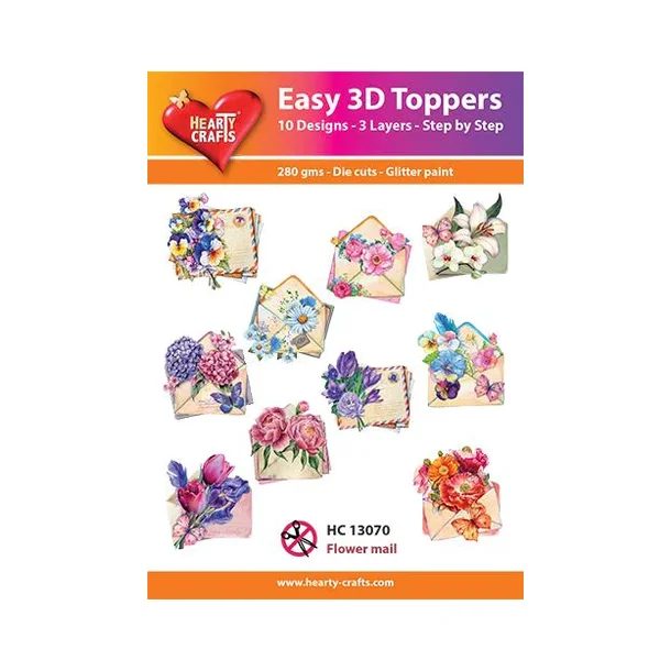  Easy 3D Toppers 10 ASS. HC13070