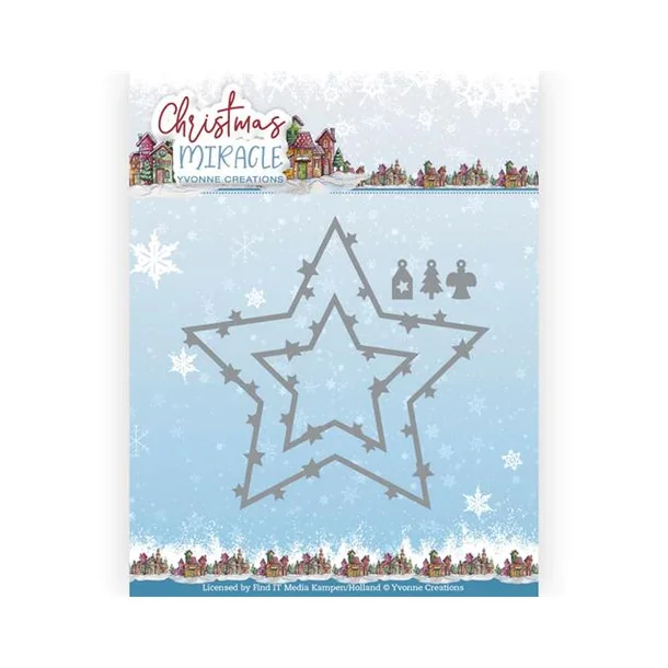 YVONNE DESIGN DIE "Star Decoration" YCD10281