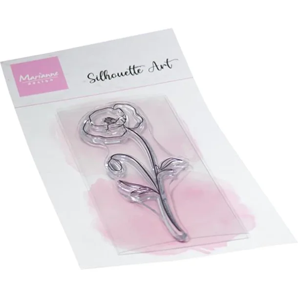 Marianne Design Clearstamp "Silhouette Art: Poppy" CS1160