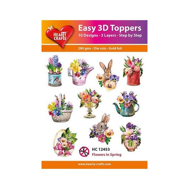  Easy 3D Toppers 10 ASS. HC12453