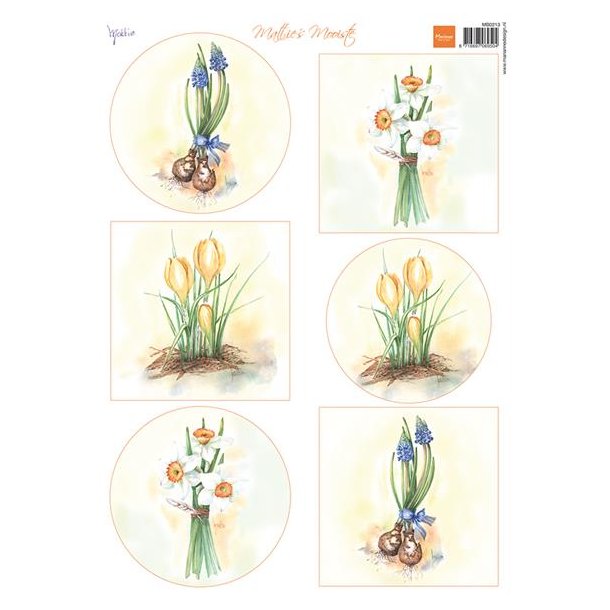 Marianne Design Sheets A4 "Mattie's Flower Bulbs" MB0213