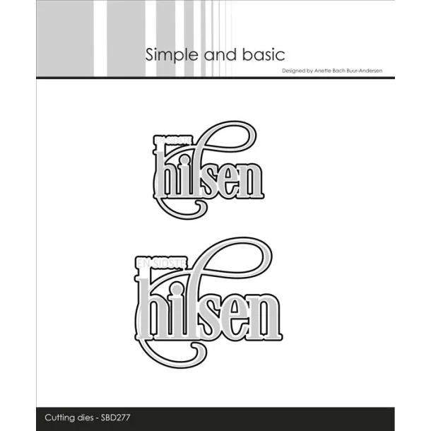 Simple and Basic die "En sidste hilsen" SBD277