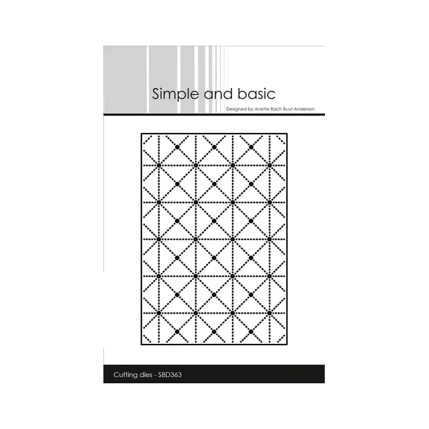 Simple and Basic die "A7 Cover die #2" SBD363