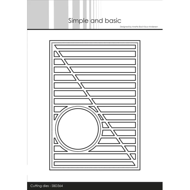 Simple and Basic die "A6 Cover die w/round Windows" SBD364