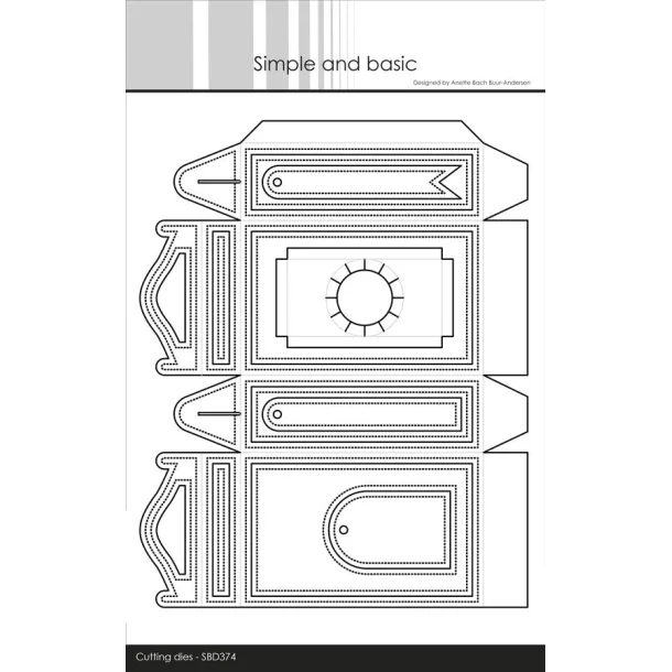 Simple and Basic die "Giftbox for mini bottles" SBD374