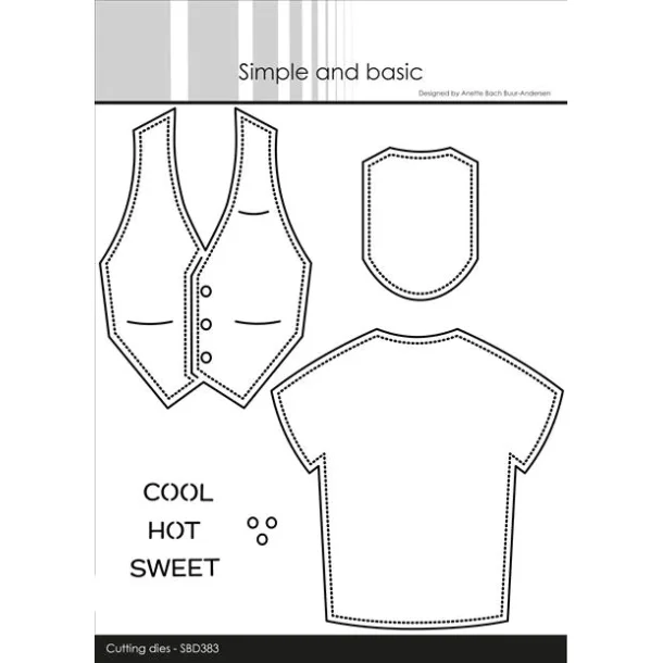 Simple and Basic die "Waistcoat and T-shirt" SBD383